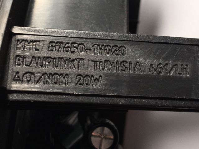 bontott KIA CEED Bal A Oszlop Hangszóró