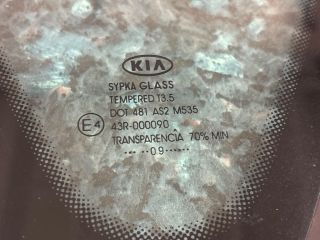 bontott KIA CEED Bal C Oszlop Oldalablak Üveg