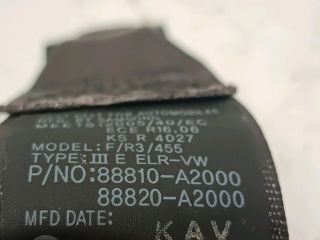 bontott KIA CEED Bal első Biztonsági Öv