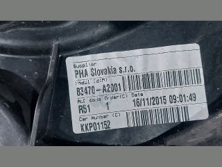 bontott KIA CEED Bal hátsó Ablakemelő Szerkezet (Mechanikus)