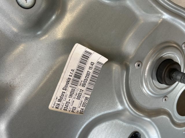 bontott KIA CEED Bal hátsó Ablakemelő Szerkezet (Mechanikus)