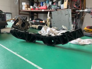 bontott KIA CEED Bal hátsó Oldal Lökhárító Tartó (Műanyag)