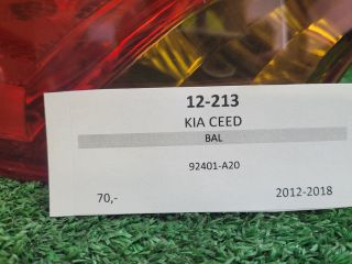 bontott KIA CEED Bal Külső Hátsó Lámpa
