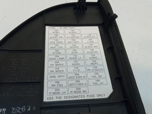 bontott KIA CEED Bal Műszerfal Oldalkárpit