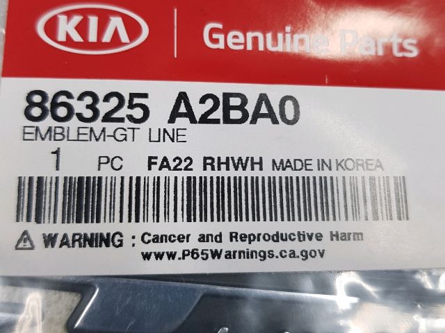 bontott KIA CEED Hátsó Embléma