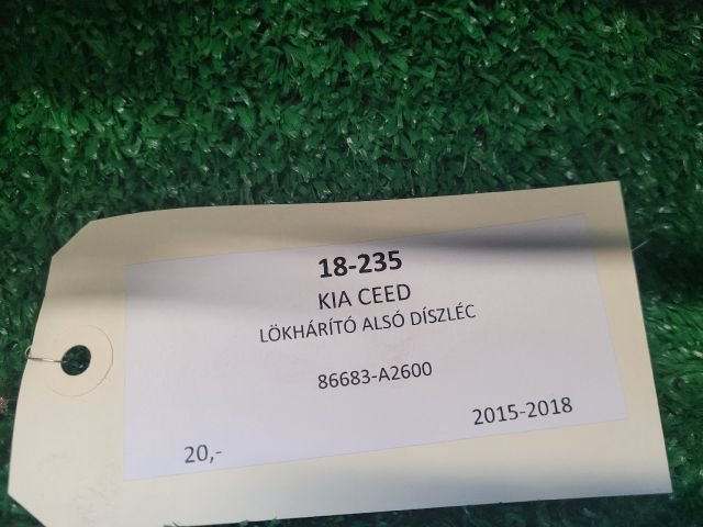 bontott KIA CEED Hátsó Lökhárító Alsó (Műanyag)