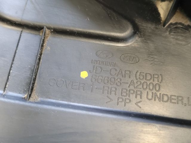 bontott KIA CEED Hátsó Lökhárító Alsó (Műanyag)