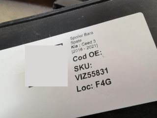 bontott KIA CEED Hátsó Lökhárító Légterelő