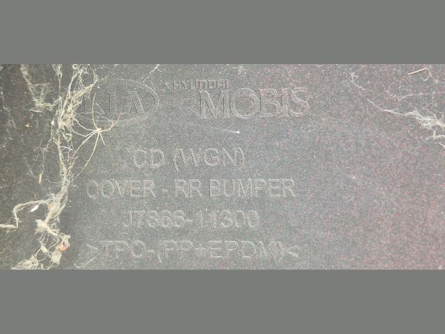 bontott KIA CEED Hátsó Lökhárító (Üresen)