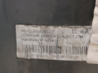 bontott KIA CEED Hátsó Lökhárító (Üresen)