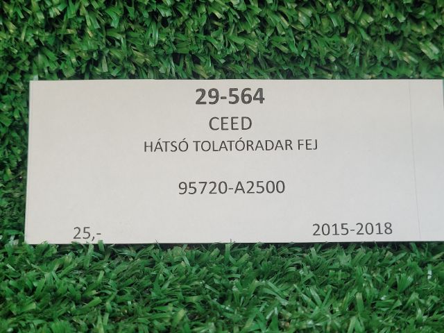 bontott KIA CEED Hátsó Tolatóradar Fej