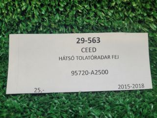 bontott KIA CEED Hátsó Tolatóradar Fej