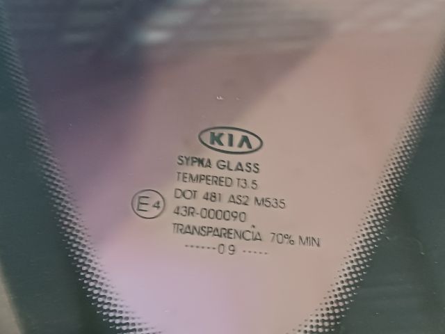 bontott KIA CEED Jobb C Oszlop Oldalablak Üveg