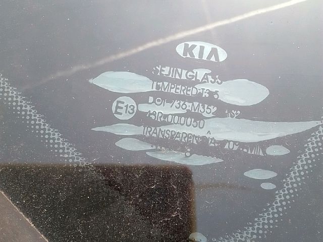 bontott KIA CEED Jobb C Oszlop Oldalablak Üveg