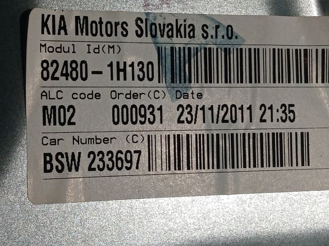 bontott KIA CEED Jobb első Ablakemelő Szerkezet (Elektromos)