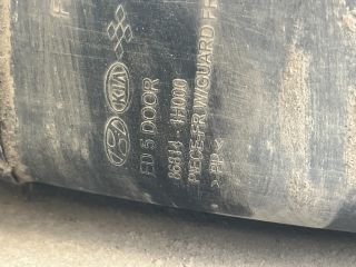 bontott KIA CEED Jobb első Dobbetét (Kerékjárati, Műanyag)