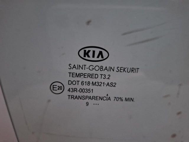bontott KIA CEED Jobb hátsó Ablak