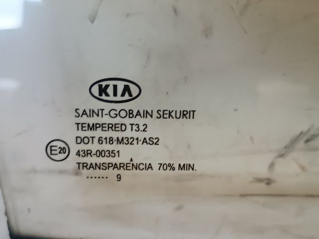 bontott KIA CEED Jobb hátsó Ablak