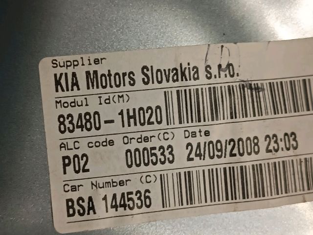 bontott KIA CEED Jobb hátsó Ablakemelő Szerkezet (Elektromos)