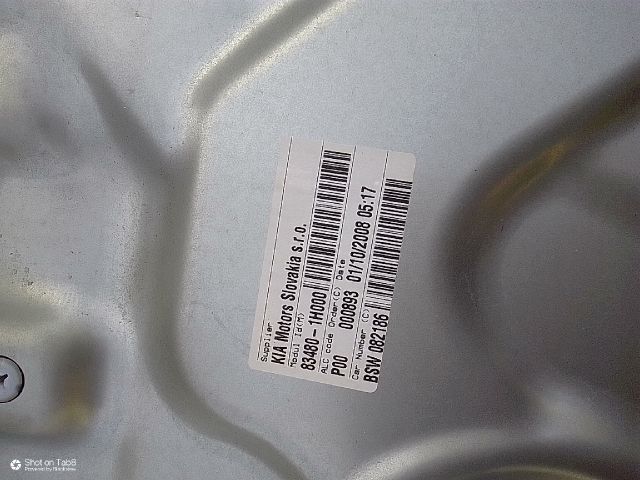 bontott KIA CEED Jobb hátsó Ablakemelő Szerkezet (Mechanikus)