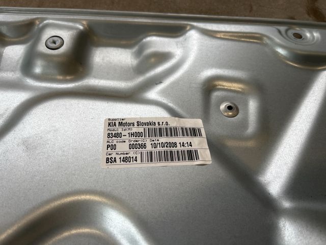 bontott KIA CEED Jobb hátsó Ablakemelő Szerkezet (Mechanikus)