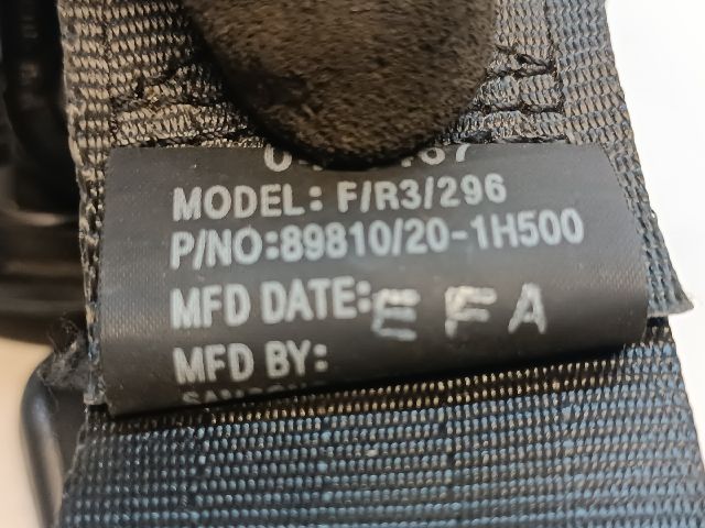 bontott KIA CEED Jobb hátsó Biztonsági Öv