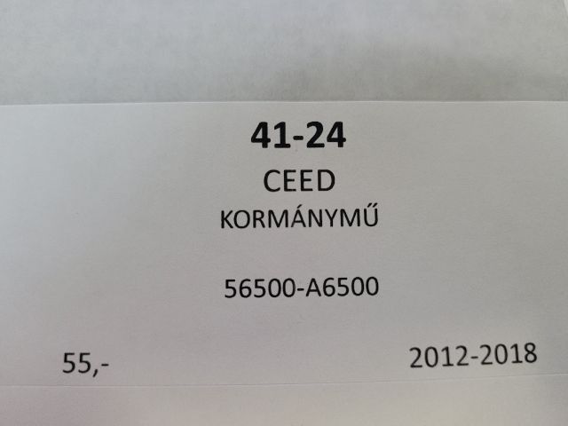 bontott KIA CEED Kormánymű Szervós