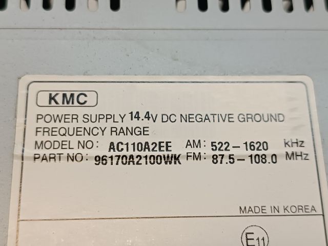 bontott KIA CEED Rádió / CD