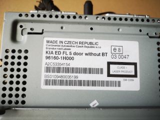 bontott KIA CEED Rádió / CD