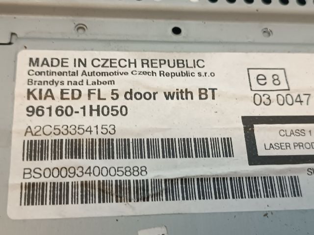 bontott KIA CEED Rádió / CD