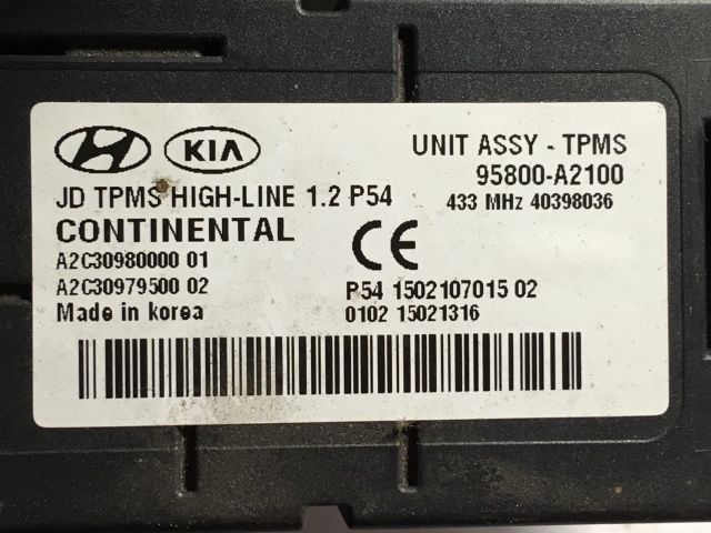 bontott KIA CEED TPMS Elektronika