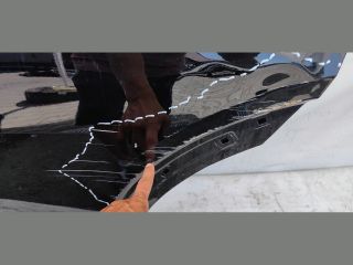 bontott KIA EV6 Bal hátsó Ajtó (Üres lemez)