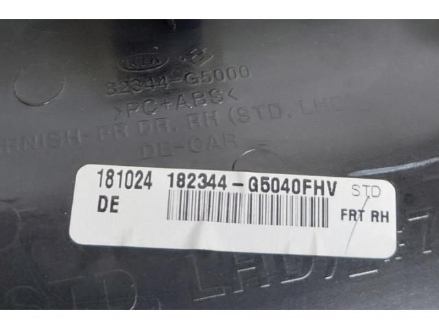 bontott KIA NIRO Jobb első Ajtó Kárpit