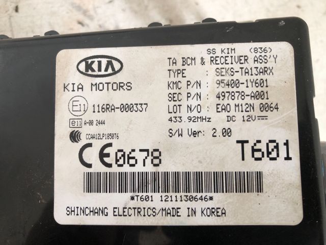 bontott KIA PICANTO Motorvezérlő