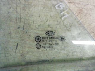 bontott KIA PICANTO Bal C Oszlop Oldalablak Üveg