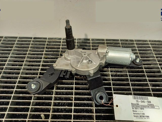 bontott KIA PICANTO Hátsó Ablaktörlő Motor