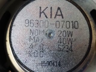bontott KIA PICANTO Jobb első Hangszóró
