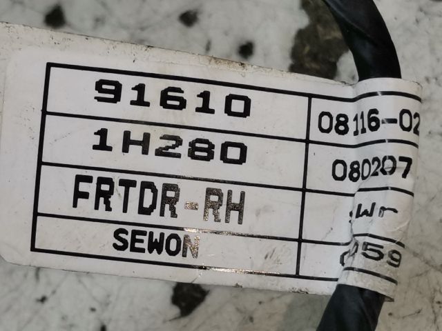 bontott KIA PRO Jobb első Ajtó Kábelköteg