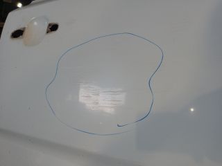 bontott KIA PRO Jobb első Ajtó (Üres lemez)