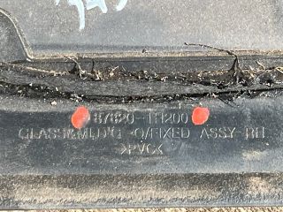 bontott KIA PRO Jobb hátsó Fixüveg (Ajtóban)