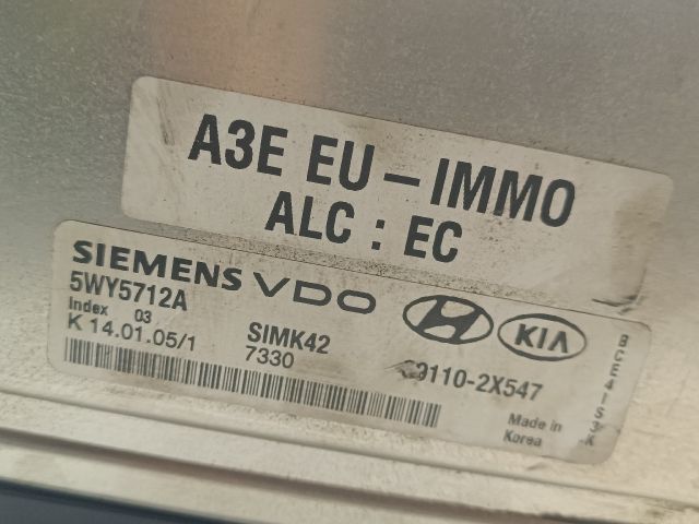 bontott KIA RIO Motorvezérlő