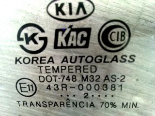 bontott KIA RIO Bal első Ablak