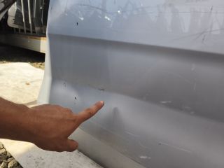 bontott KIA RIO Jobb első Ajtó (Üres lemez)