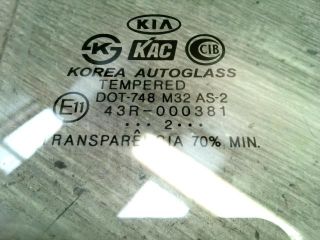 bontott KIA RIO Jobb hátsó Ablak