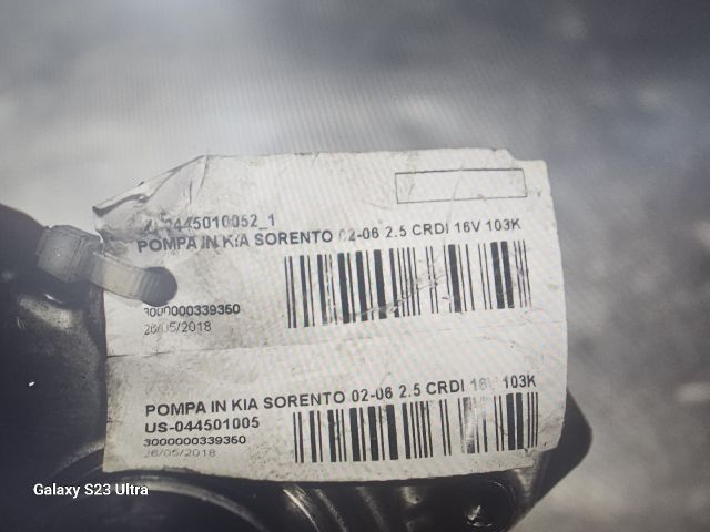 bontott KIA SORENTO Nagynyomású Szivattyú