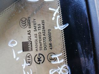 bontott KIA SORENTO Bal C Oszlop Oldalablak Üveg