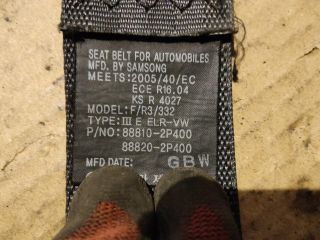 bontott KIA SORENTO Bal első Biztonsági Öv