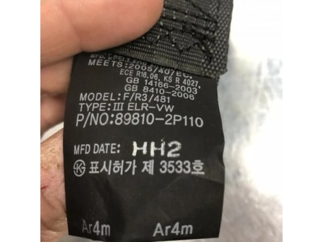 bontott KIA SORENTO Bal első Biztonsági Öv