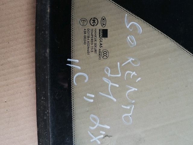 bontott KIA SORENTO Jobb C Oszlop Oldalablak Üveg