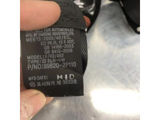 bontott KIA SORENTO Jobb első Biztonsági Öv